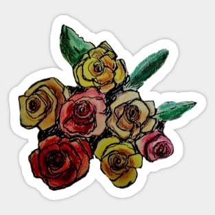 A Rose is Still a Rose Sticker